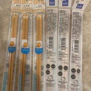 Sanrio Gudetama Chopsticks - 6 pairs
